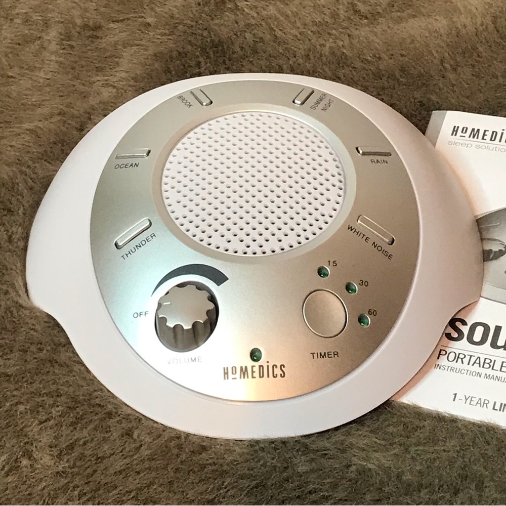 Homedics Sound Spa Portable Sound Machine For Sleep Relaxing New Without Box